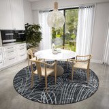 Dalyn Winslow WL2 Midnight Rug shown in a room