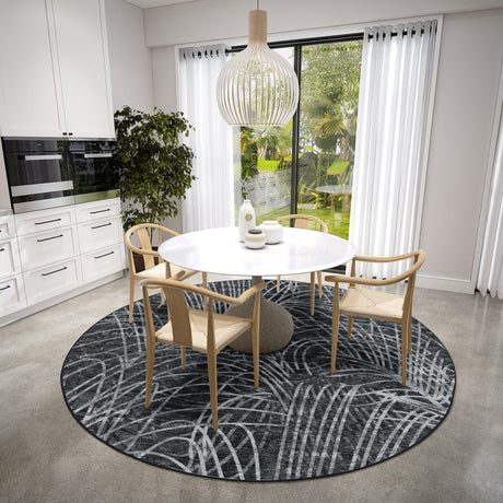 Dalyn Winslow WL2 Midnight Rug shown in a room