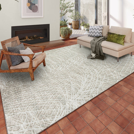 Dalyn Winslow WL2 Taupe Rug shown in a room