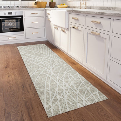 Dalyn Winslow WL2 Taupe Rug shown in a room