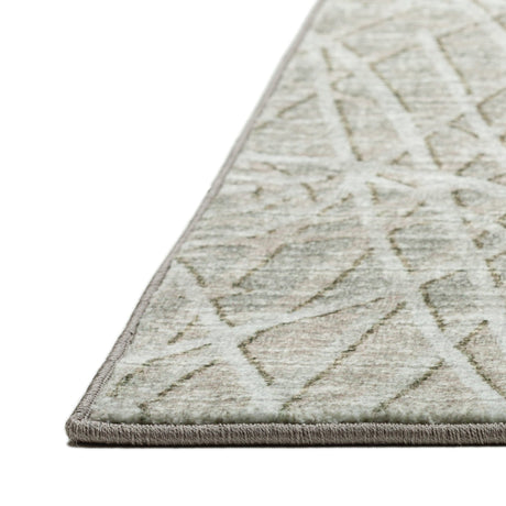 Dalyn Winslow WL2 Taupe Rug finished edge detail