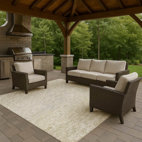 Dalyn Winslow WL3 Khaki Rug outdoor lifestyle image