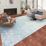 Dalyn Winslow WL3 Sky Rug shown in a room