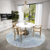 Dalyn Winslow WL3 Sky Rug shown in a room