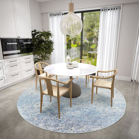 Dalyn Winslow WL3 Sky Rug shown in a room