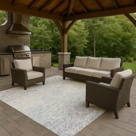 Dalyn Winslow WL3 Sky Rug outdoor lifestyle image