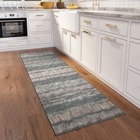 Dalyn Winslow WL4 Charcoal Rug shown in a room