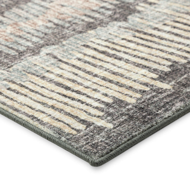 Dalyn Winslow WL4 Charcoal Rug corner detail