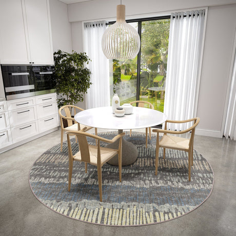 Dalyn Winslow WL4 Charcoal Rug shown in a room