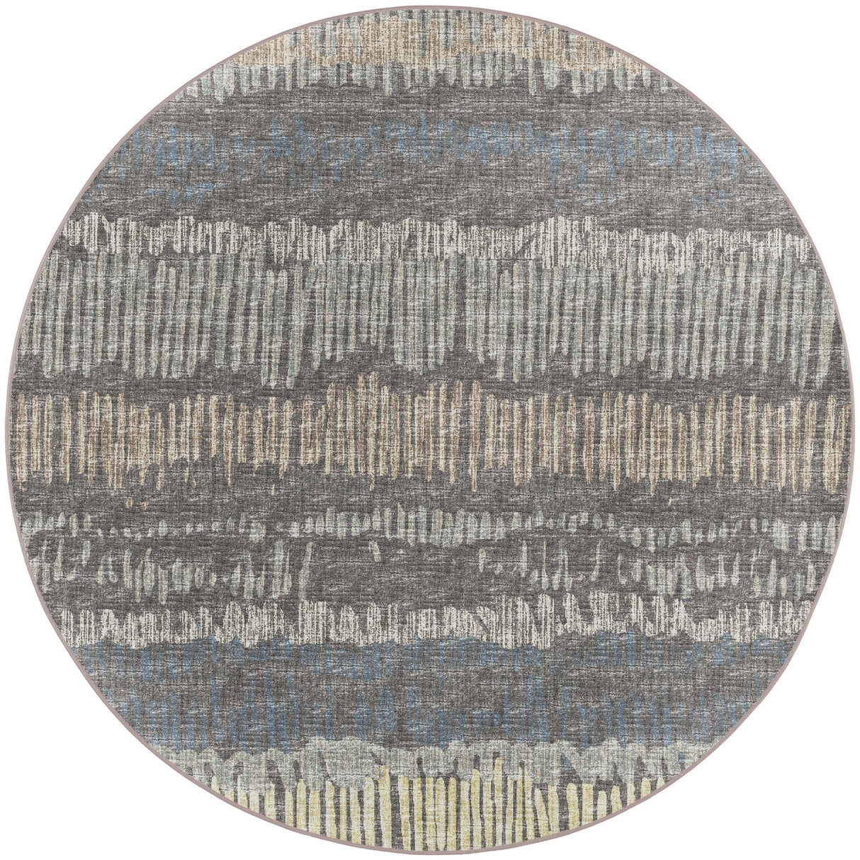 Dalyn Winslow WL4 Charcoal Rug round rug