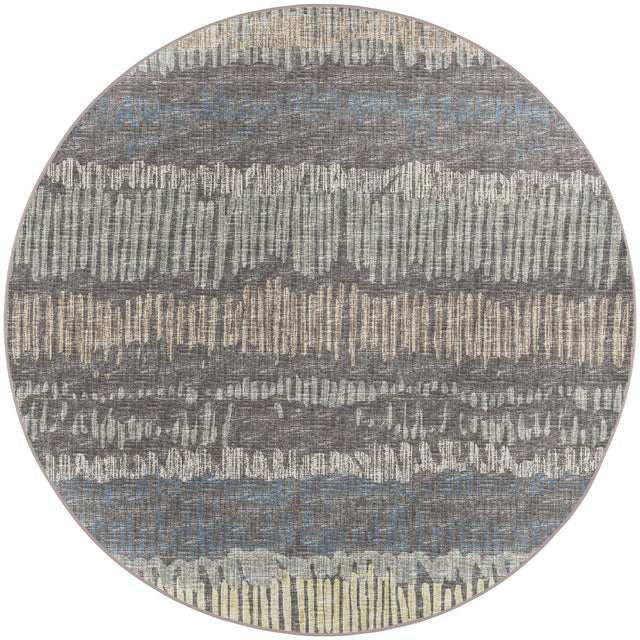 Dalyn Winslow WL4 Charcoal Rug round rug