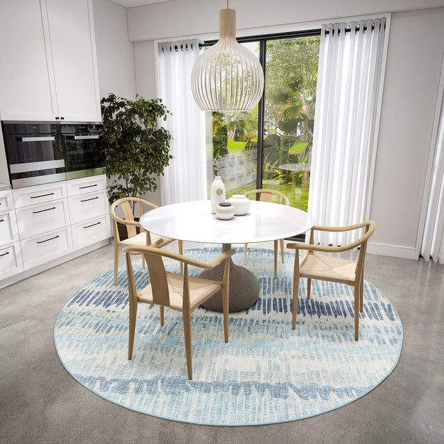 Dalyn Winslow WL4 Sky Rug shown in a room