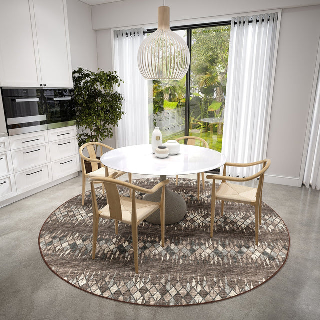 Dalyn Winslow WL5 Driftwood Rug shown in a room