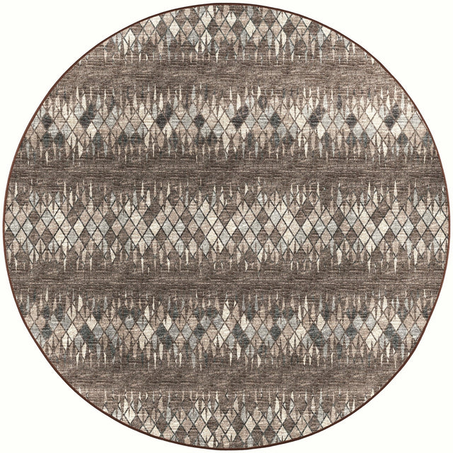 Dalyn Winslow WL5 Driftwood Rug round rug