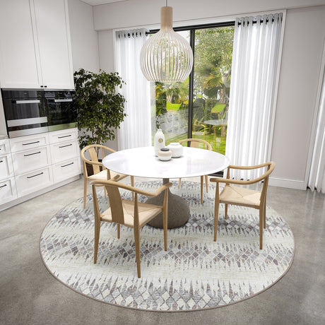 Dalyn Winslow WL5 Ivory Rug shown in a room