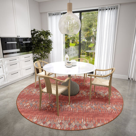 Dalyn Winslow WL5 Paprika Rug shown in a room