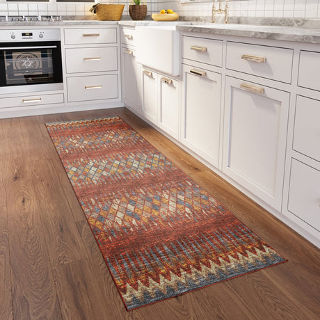 Dalyn Winslow WL5 Paprika Rug shown in a room