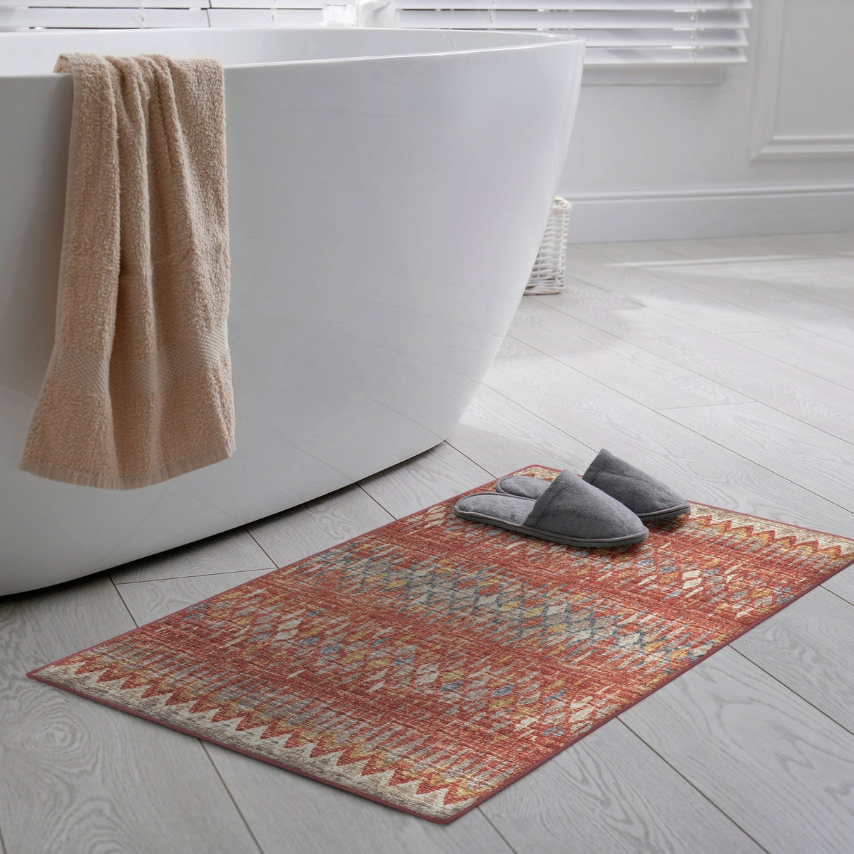 Dalyn Winslow WL5 Paprika Rug shown in a room