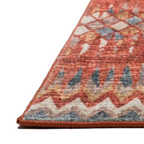 Dalyn Winslow WL5 Paprika Rug finished edge detail