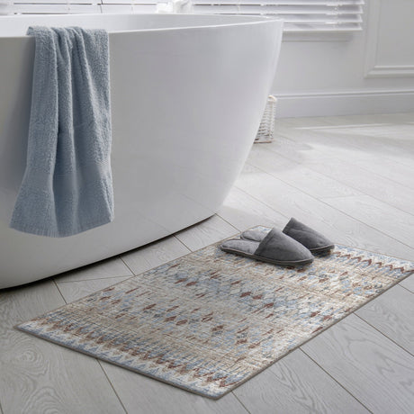 Dalyn Winslow WL5 Taupe Rug shown in a room