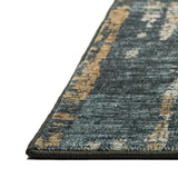 Dalyn Winslow WL6 Charcoal Rug finished edge detail