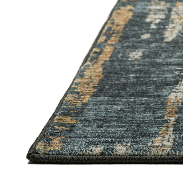 Dalyn Winslow WL6 Charcoal Rug finished edge detail