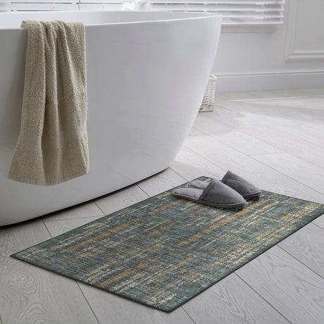 Dalyn Winslow WL6 Charcoal Rug shown in a room