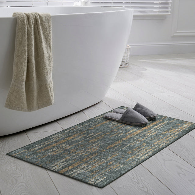 Dalyn Winslow WL6 Charcoal Rug shown in a room