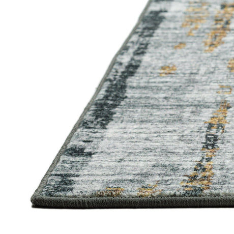 Dalyn Winslow WL6 Gray Rug finished edge detail