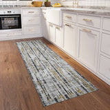 Dalyn Winslow WL6 Gray Rug shown in a room