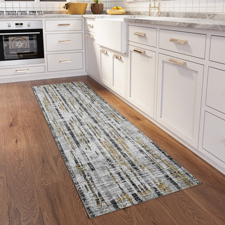 Dalyn Winslow WL6 Gray Rug shown in a room