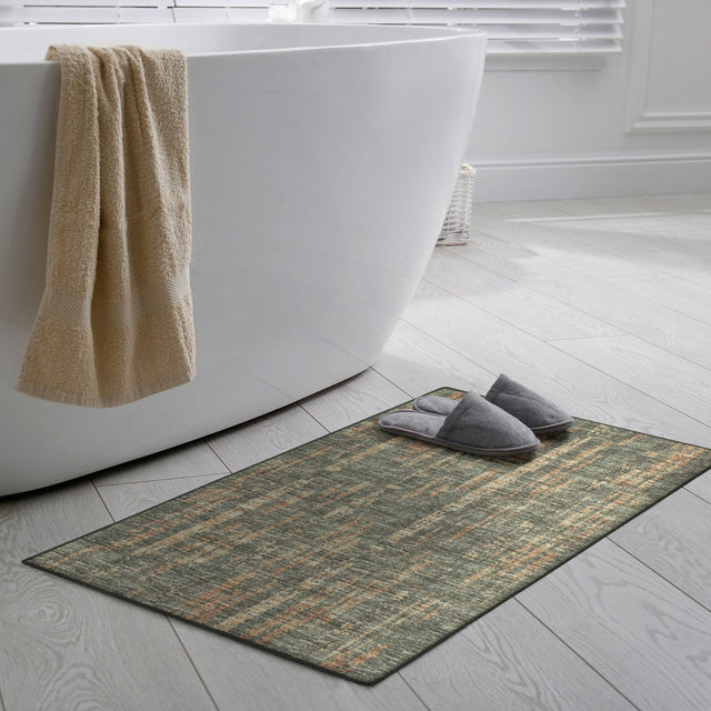 Dalyn Winslow WL6 Olive Rug shown in a room