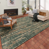 Dalyn Winslow WL6 Olive Rug shown in a room
