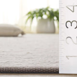 Safavieh Montauk 4'-0" x 6'-0" Rug in Light Grey / Ivory