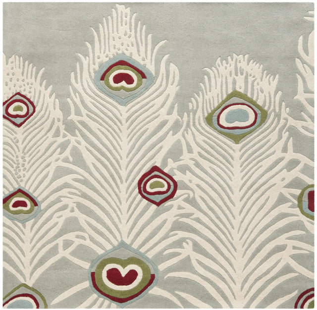Safavieh Soho 6'-0" x 6'-0" Rug in Grey / Ivory