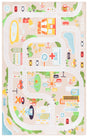 Safavieh Santa Monica Kids 4'-0" x 6'-0" Rug in Beige / Ivory