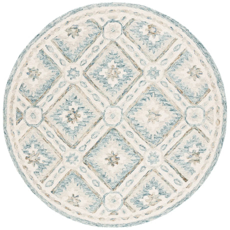 Safavieh Martha Stewart 6'-0" x 6'-0" Rug in Blue / Ivory