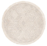 Safavieh Ikat 6'-0" x 6'-0" Rug in Ivory / Grey