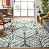 Safavieh Capri 10'-0" x 14'-0" Rug in Dark Green / Ivory
