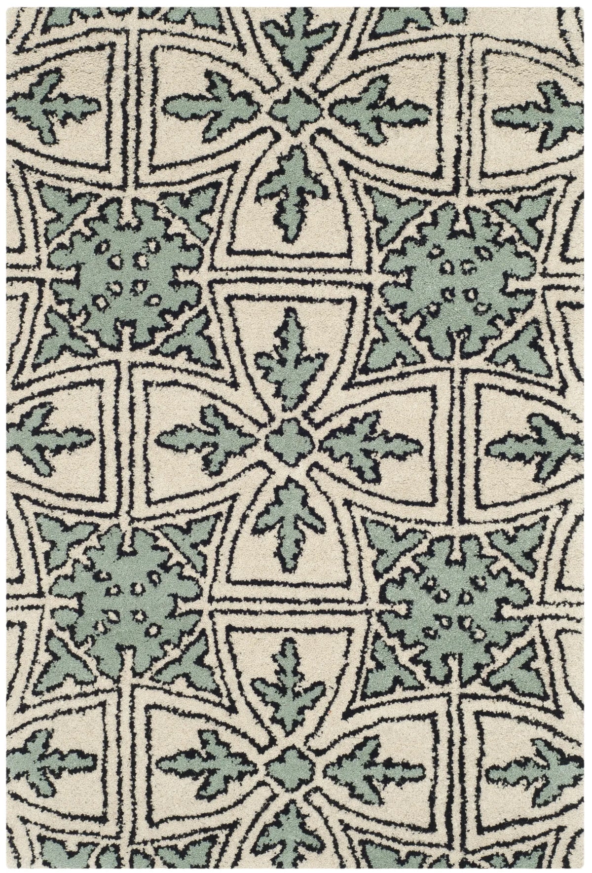 Safavieh Chatham 2'-0" x 3'-0" Rug in Light Blue / Ivory