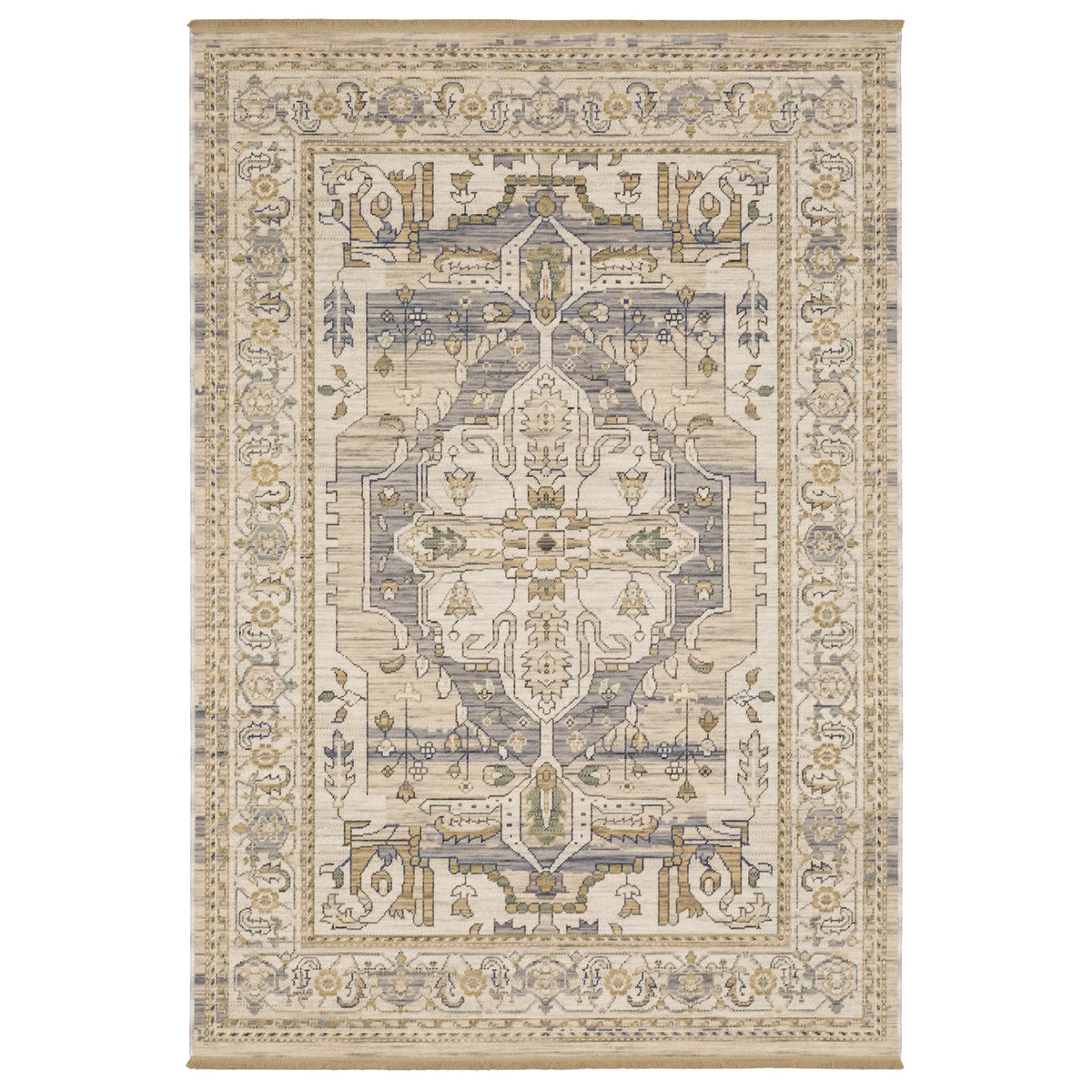 Oriental Weavers Sphinx Acacia ACA07 Grey Rugs - main flat