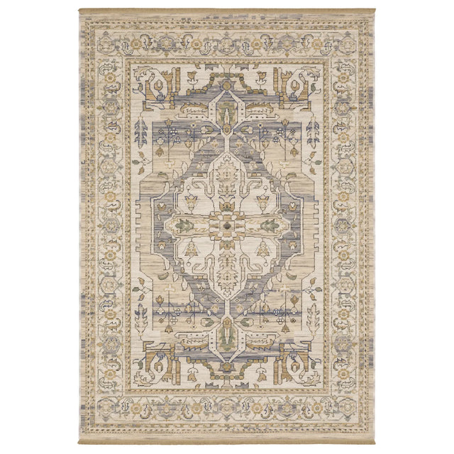 Oriental Weavers Sphinx Acacia ACA07 Grey Rugs - main flat