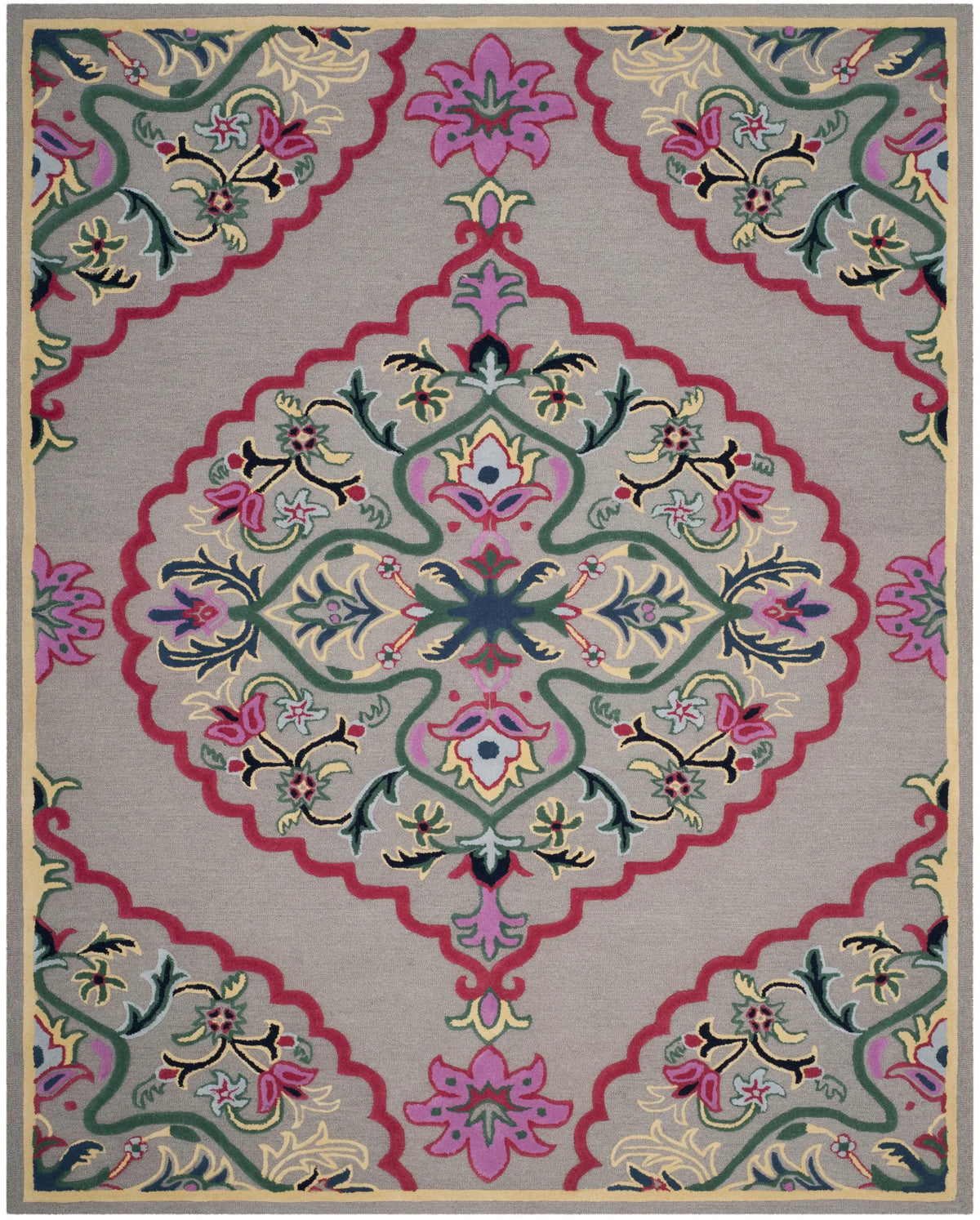 Safavieh Bellagio 10'-0" x 14'-0" Rug in Dark Grey / Multi