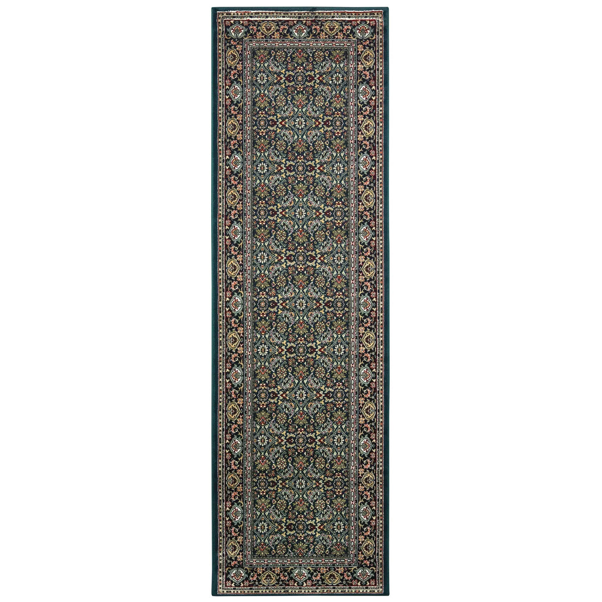 Oriental Weavers Sphinx Kashan 180L1 Navy / Multi Rugs - runner