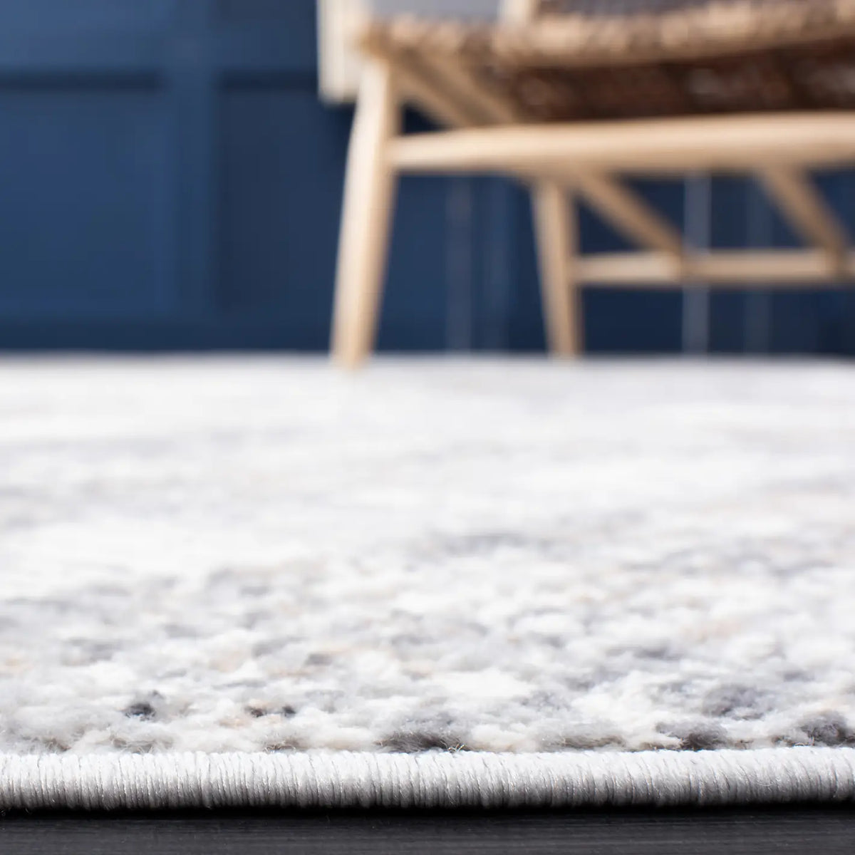 Safavieh Shivan 100 4'-0" x 6'-0" Rug in Ivory / Grey