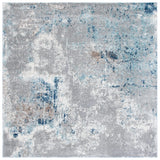 Safavieh Aston 6'-7" x 6'-7" Rug in Grey / Blue