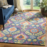 Safavieh Suzani 4'-0" x 6'-0" Rug in Blue / Multi