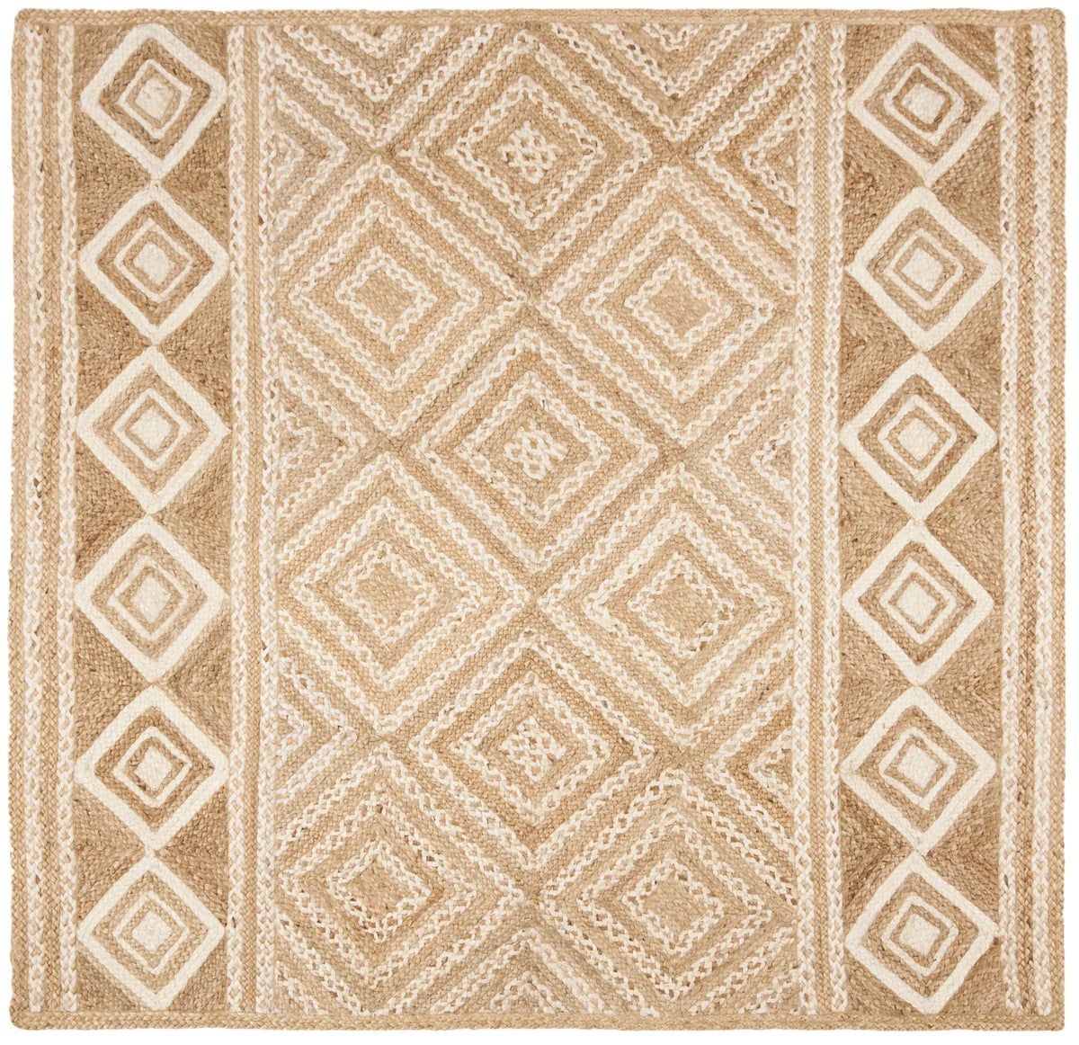 Safavieh Natural Fiber 6'-0" x 6'-0" Rug in Natural / Ivory