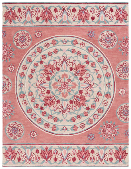 Safavieh Bellagio 10'-0" x 14'-0" Rug in Red / Beige