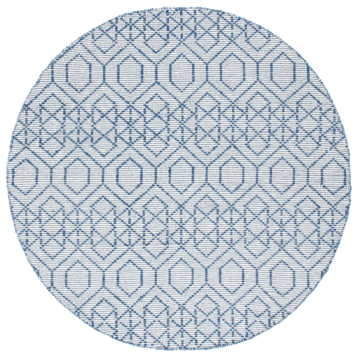 Safavieh Montauk 6'-0" x 6'-0" Rug in Navy / Beige